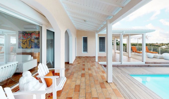 St Martin Terres Basses Villa Vacation Rental with private pool close to Plum Bay beach