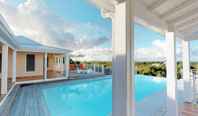 St Martin Terres Basses Villa Vacation Rental with private pool close to Plum Bay beach