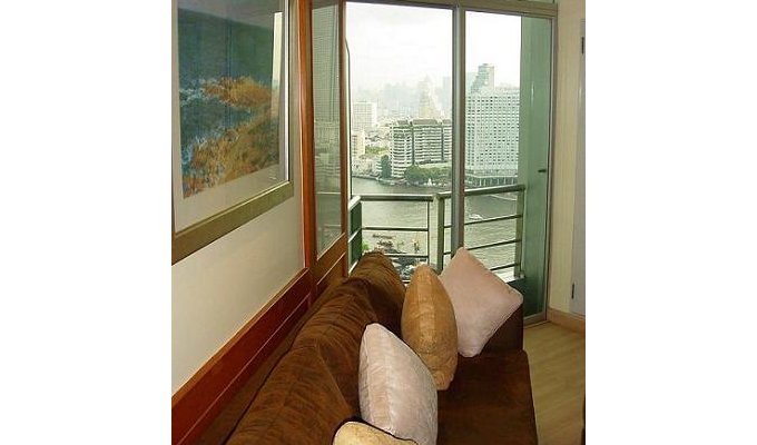 Vacation rentals serviced apartment 2-3 pers luxury condo - Riverside Bangkok