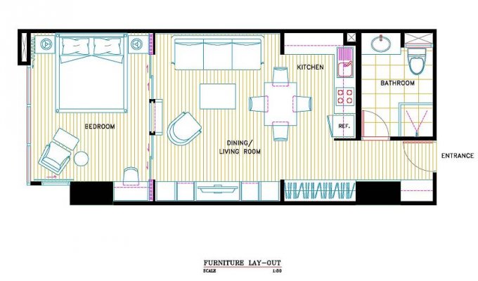 Holiday rentals apartment 1-2 pers luxury condo - Central Bangkok
