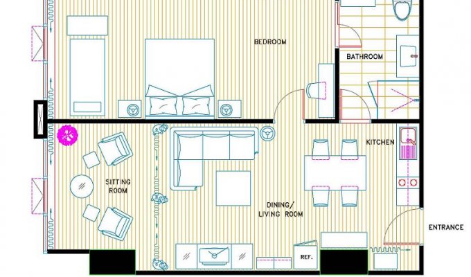 Vacation rentals apartment 2-3 pers luxury condo - Central Bangkok