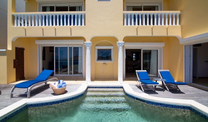 St Maarten Villa Rentals Beacon Hill Ocean front with pool