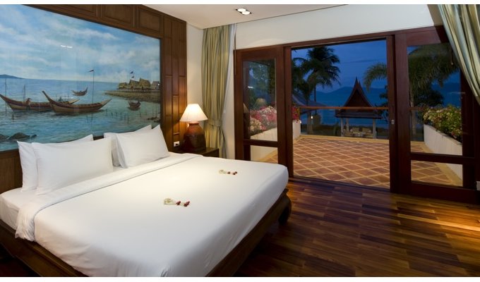 Seaside luxury villa rentals Koh Samui, Maenam Beach