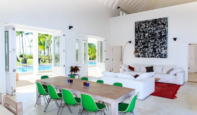 Dominican Republic villa Vacation rentals in Las Terrenas Playa Coson beachfront