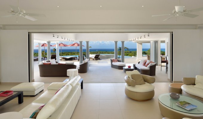 Oceanfront Deluxe villa rental - St Martin - Terres Basses - F.W.I. - Caribbean