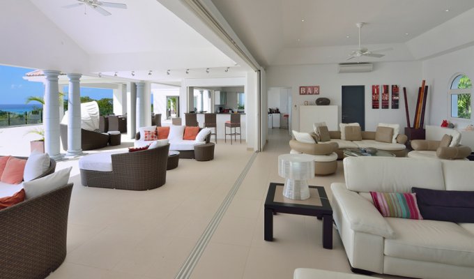 Oceanfront Deluxe villa rental - St Martin - Terres Basses - F.W.I. - Caribbean