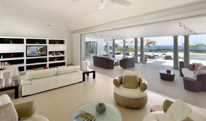 Oceanfront Deluxe villa rental - St Martin - Terres Basses - F.W.I. - Caribbean