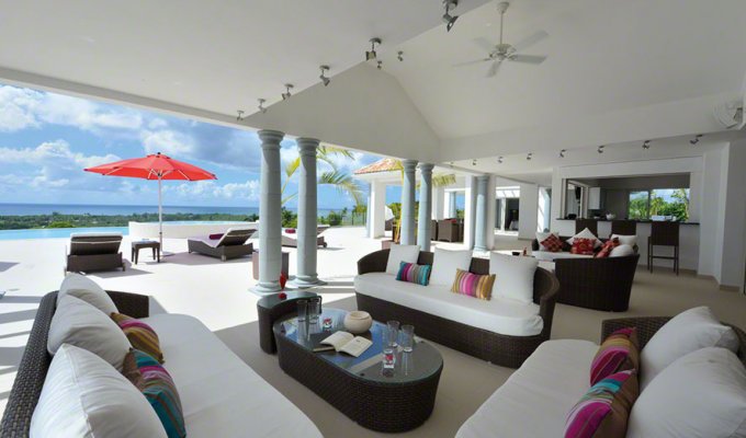 Oceanfront Deluxe villa rental - St Martin - Terres Basses - F.W.I. - Caribbean