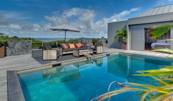 St Barts Luxury Villa Vacation Rentals with private pool overlooking the Lagoon of Petit Cul de Sac - Private Estate of Domaine du Levant - FWI