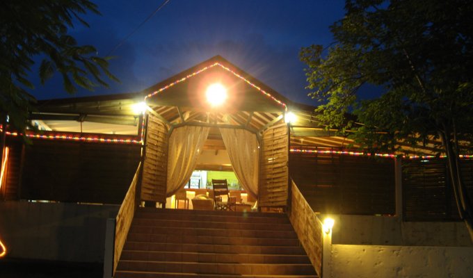 Entry of the Hôtel la Rose du Brésil Capesterre Marie Galante