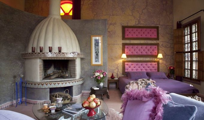 Room of luxury villa in Marrakech