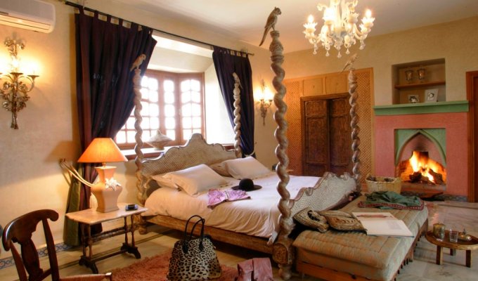 Room of luxury villa in Marrakech 