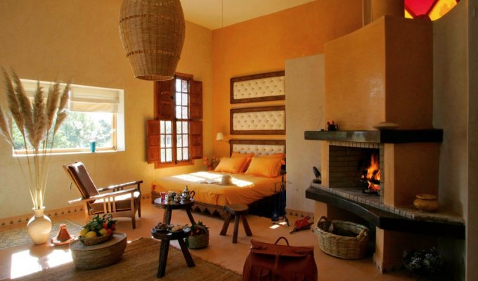 Room of luxury villa in Marrakech 