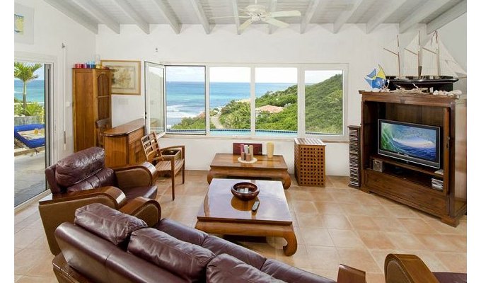 SINT MAARTEN - Seafront luxury villa rental - with private pool - Dawn Beach - Caribbean - DWI 