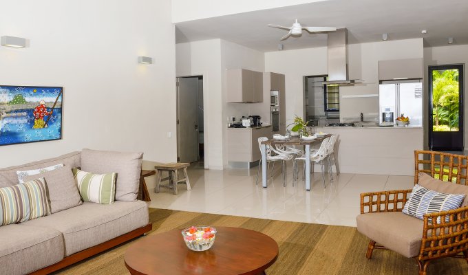 Tamarin beachfront Apartment holiday rentals with pool Mauritius West Coast 