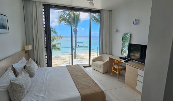 Mauritius Beach Bungalow rental in Trou aux Biches close to Grand Bay with staff