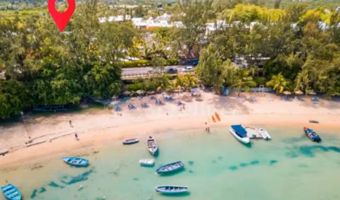 Mauritius Villa 300m to Bain Boeuf beach private pool & staff