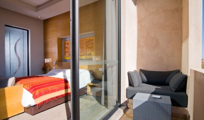 Suite of luxury hotel in Marrakech