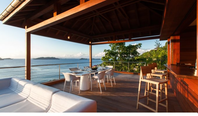 St Barths Holiday Rentals - Luxury ocean view Villa Vacation Rentals with private pool in St Barthelemy - Pointe Milou - FWI