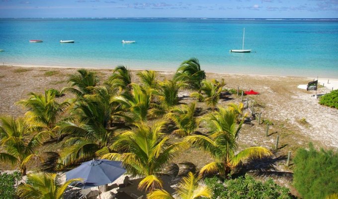 Beachfront Mauritius Villa rentals in Pointe d'Esny  south coast 