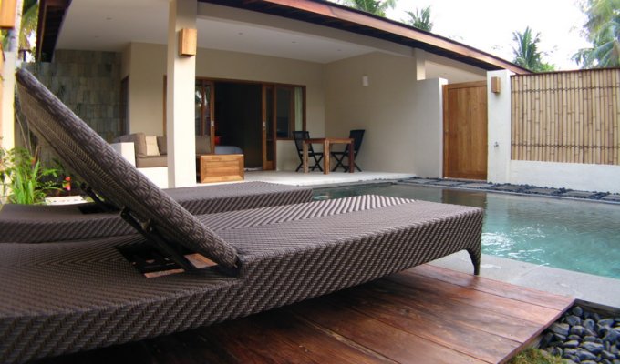 Rental Villa with private tropical garden, just minutes from white sand beaches.