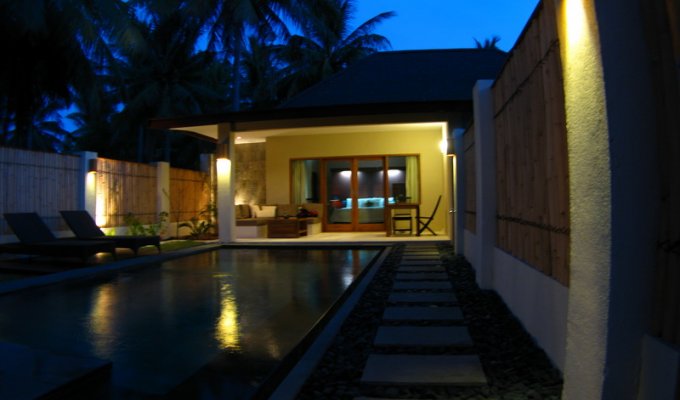 Rental Villa with private tropical garden, just minutes from white sand beaches.