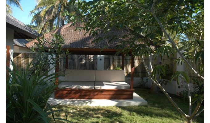 Lombok, Location Villa privée dans un complexe hotelier près de la mer.