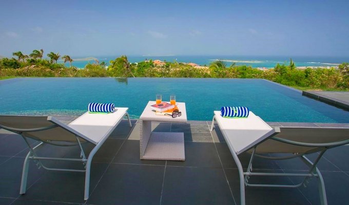 St Martin Seaview luxury Vacation Villa Rentals Orient Bay Beach FWI