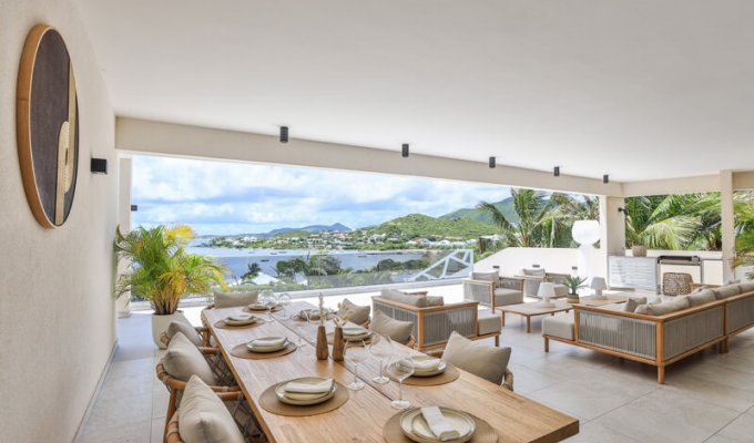 St Martin Cul de Sac Villa rentals private with private Pool oceanview