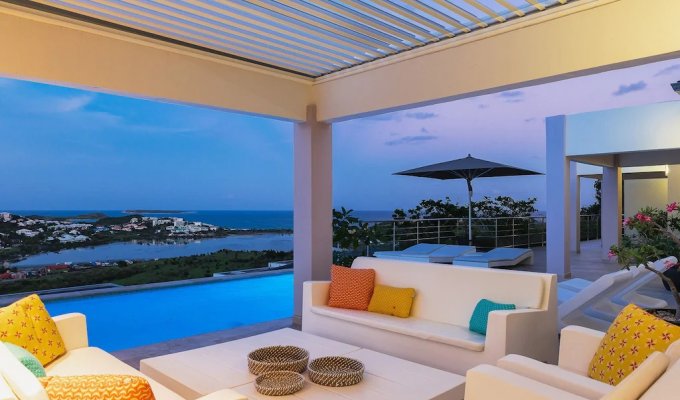 St Martin Villa Vacation Rentals Orient Bay private pool ocean view