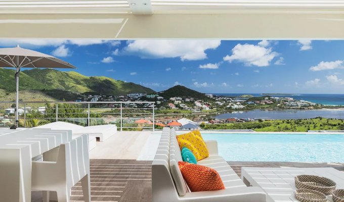 St Martin Villa Vacation Rentals Orient Bay private pool ocean view