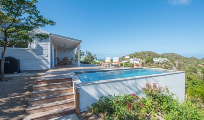 St Barth Villa Rental Colombier Ocean view private Pool