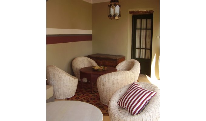  living room of luxury villa in Essaouira 