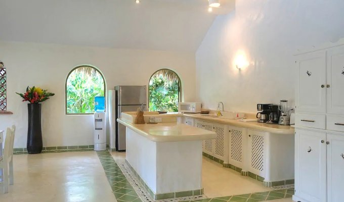 Dominican Republic Villa  Vacation Rentals in Las Terrenas 100 m from the beach