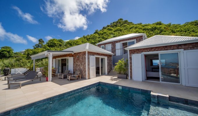 St Barth Villa Rental Flamands Ocean view private Pool