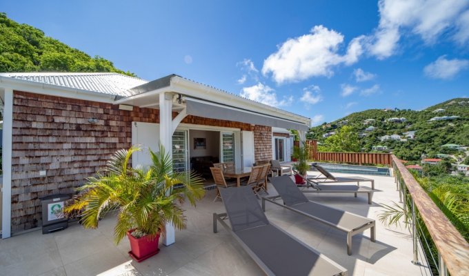 St Barth Villa Rental Flamands Ocean view private Pool