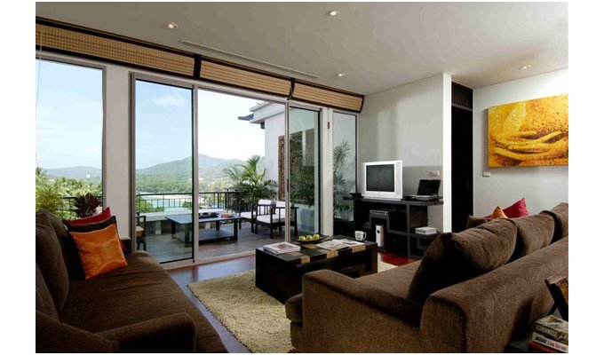Luxury vacation rental two bedrooms serviced apartment, Kata Beach, Phuket, Thailand 