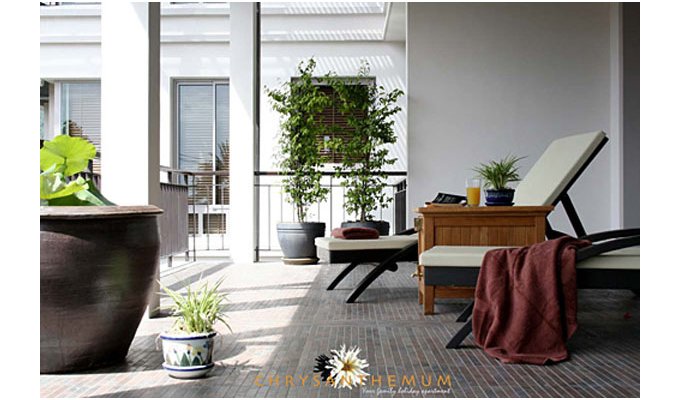 Luxury vacation rental two bedrooms serviced apartment, Kata Beach, Phuket, Thailand 