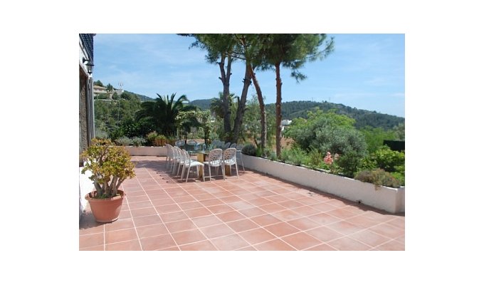 Villa to rent in Barcelona Sitges with panoramic views and swimmingpool