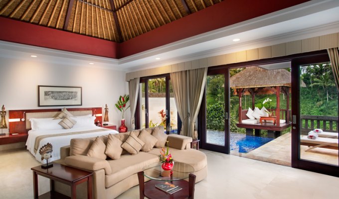 Indonesia Bali Ubud Resort Rentals Terrace Villa with private pool in a luxury complex