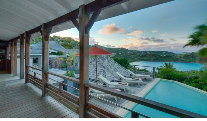 St Barts Luxury Villa Vacation Rentals with private pool overlooking the Lagoon of Petit Cul de Sac - Private Estate of Domaine du Levant - FWI