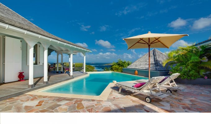 St Barts Luxury Villa Vacation Rentals with private pool overlooking the Lagoon of Petit Cul de Sac - Private Estate of Domaine du Levant - FWI