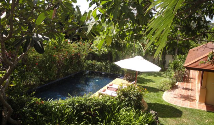 Thailand Vacation Rental, Villa with pool, minutes from the beach of Choeng Moen.