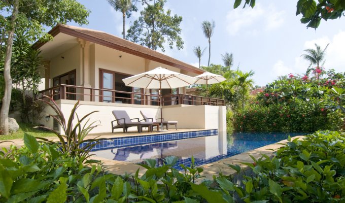 Thailand Vacation Rental, Villa with pool, minutes from the beach of Choeng Moen.
