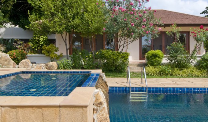 Thailand Vacation Rental, Villa with pool on two levels, just minutes from the beach, overlooking the sea