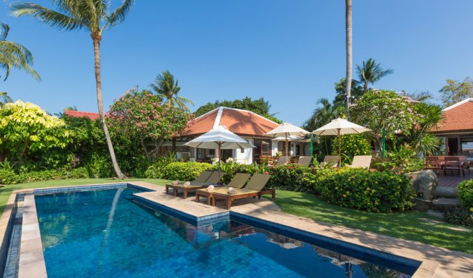 Thailand Vacation Rental, Villa with swimming pool, the beach, Koh Samui.