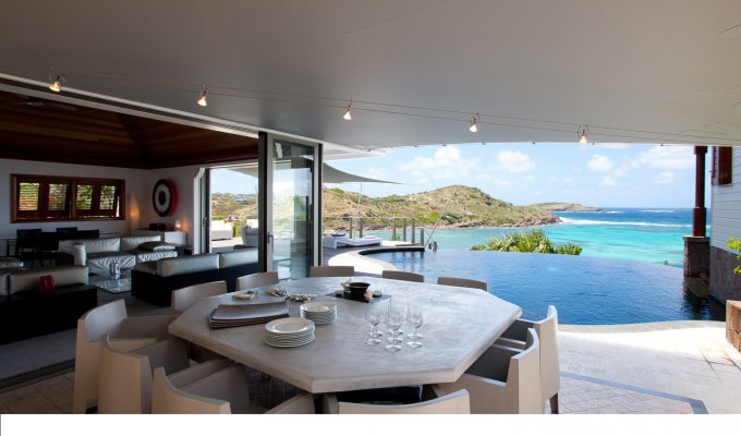 St Barts Luxury Villa Vacation Rentals with private pool overlooking the Lagoon of Petit Cul de Sac - Private Estate of Domaine du Levant - FWI