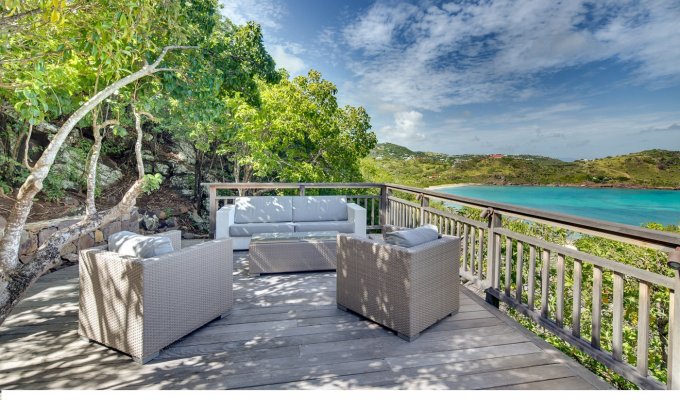 St Barts Luxury Villa Vacation Rentals with private pool overlooking the Lagoon of Petit Cul de Sac - Private Estate of Domaine du Levant - FWI