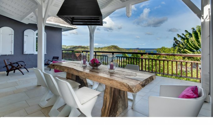 St Barts Luxury Villa Vacation Rentals with private pool overlooking the Lagoon of Petit Cul de Sac - Private Estate of Domaine du Levant - FWI