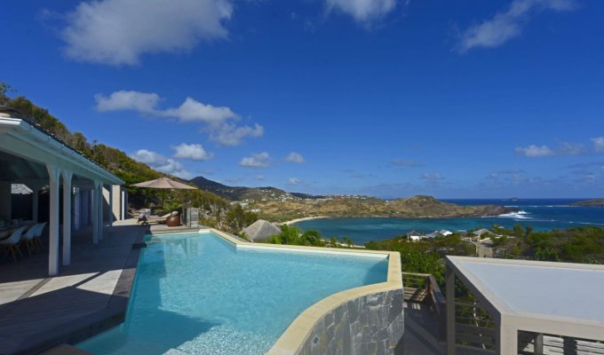 St Barts Luxury Villa Vacation Rentals with private pool overlooking the Lagoon of Petit Cul de Sac - Private Estate of Domaine du Levant - FWI